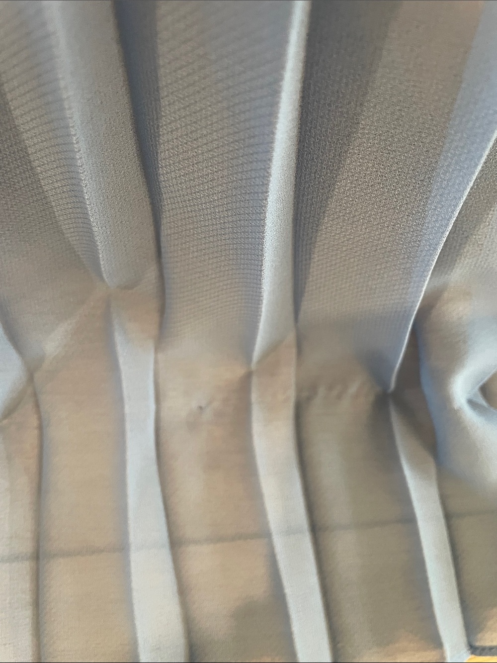 BCBG White and Blue High-Low Pleated Maxi Dress - Picture 5 of 7